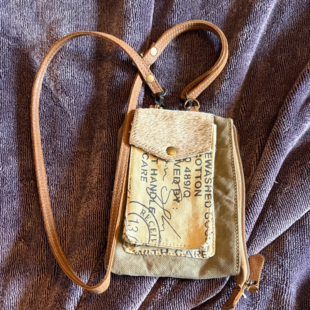 Myra Bag Canvas and Leather Crossbody